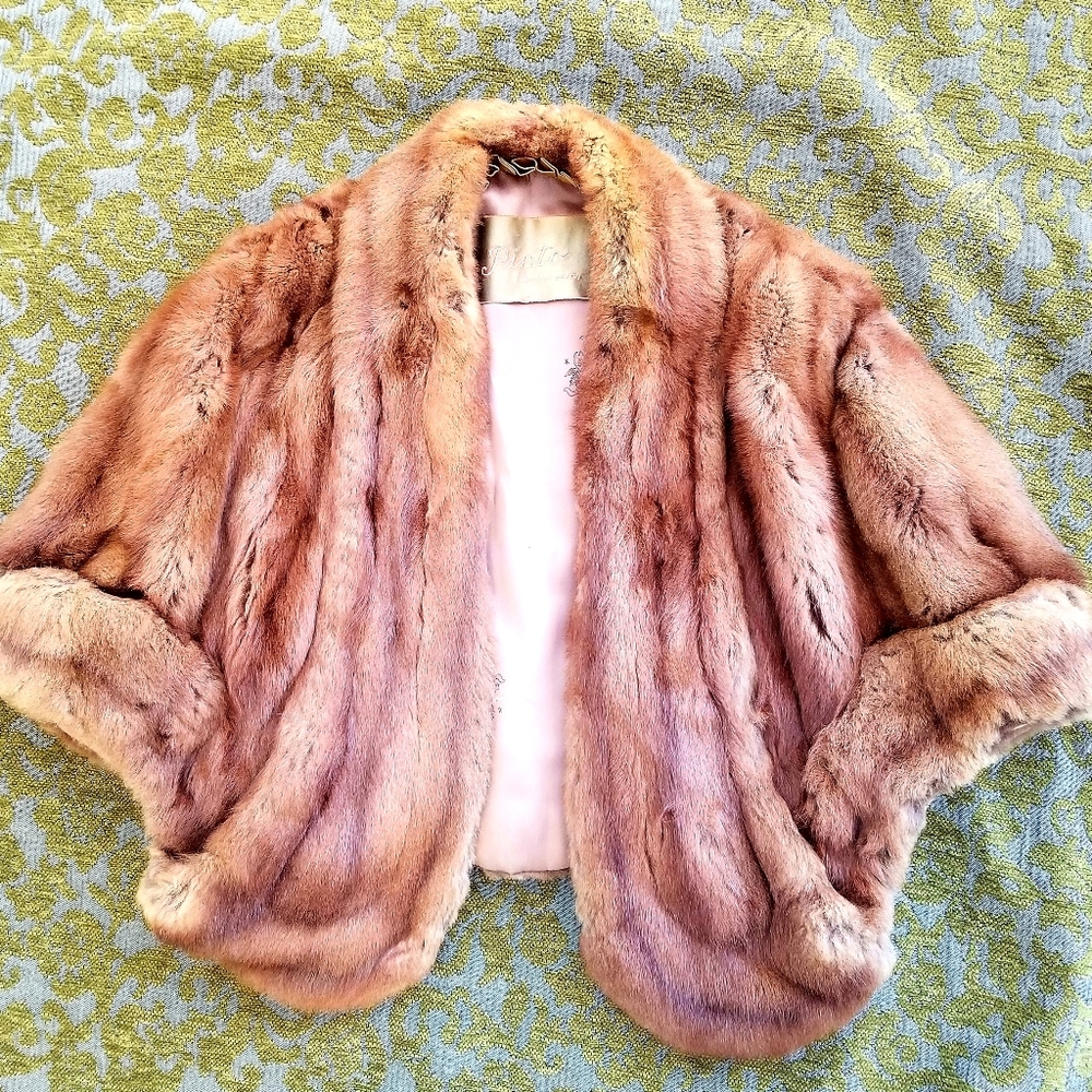 Vintage mink wrap